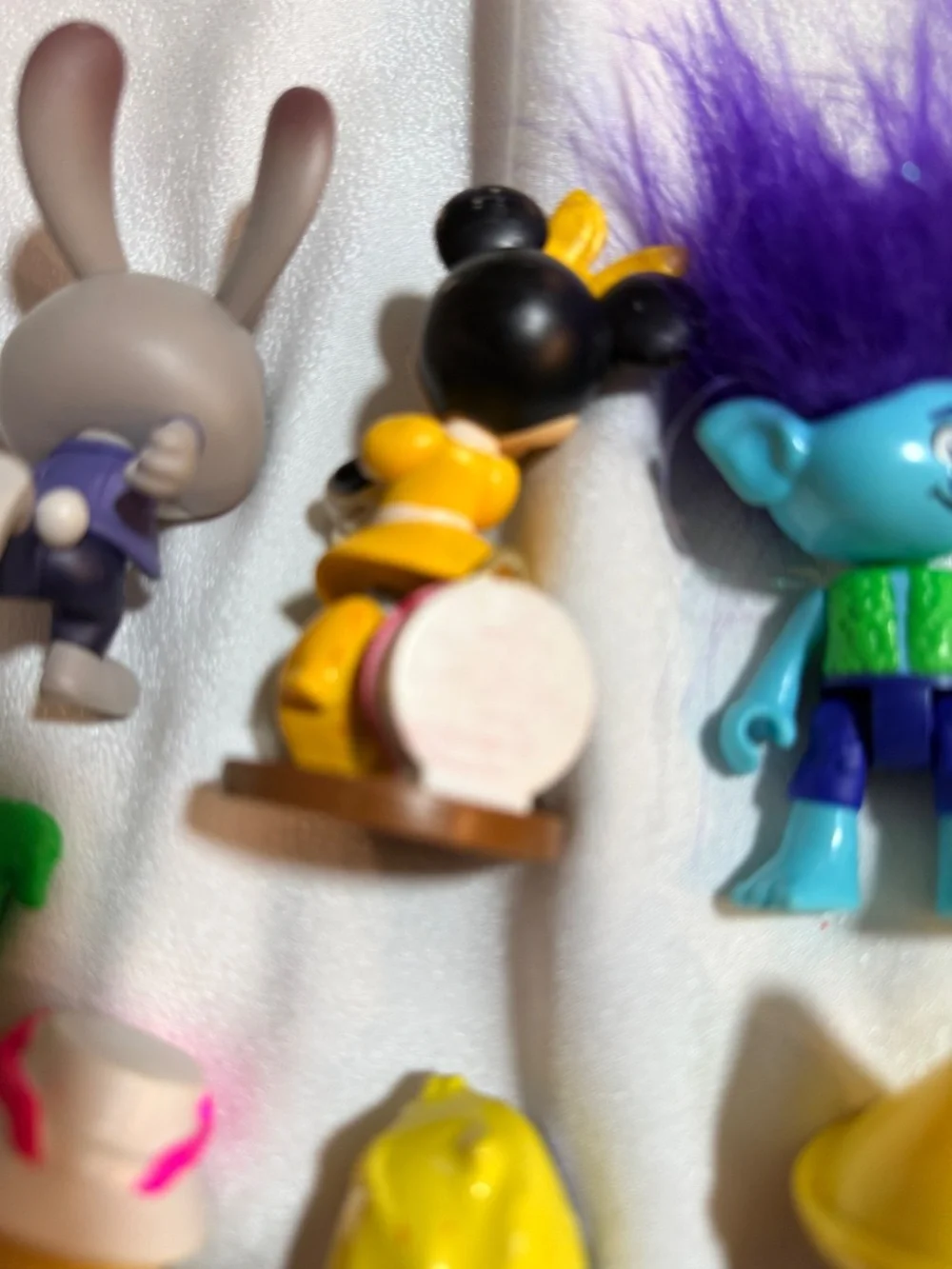 11pc Mixed Character Figure Lot Disney SpongeBob Minion